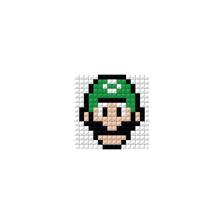 Mini kit puzzle bricks Luigi