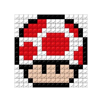 Mini kit puzzle bricks Toad